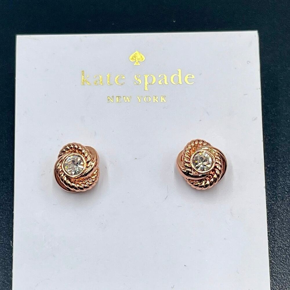 KATE SPADE‎ Infinity & Beyond Knot Floral Studs Rose Gold
OORU2788 New